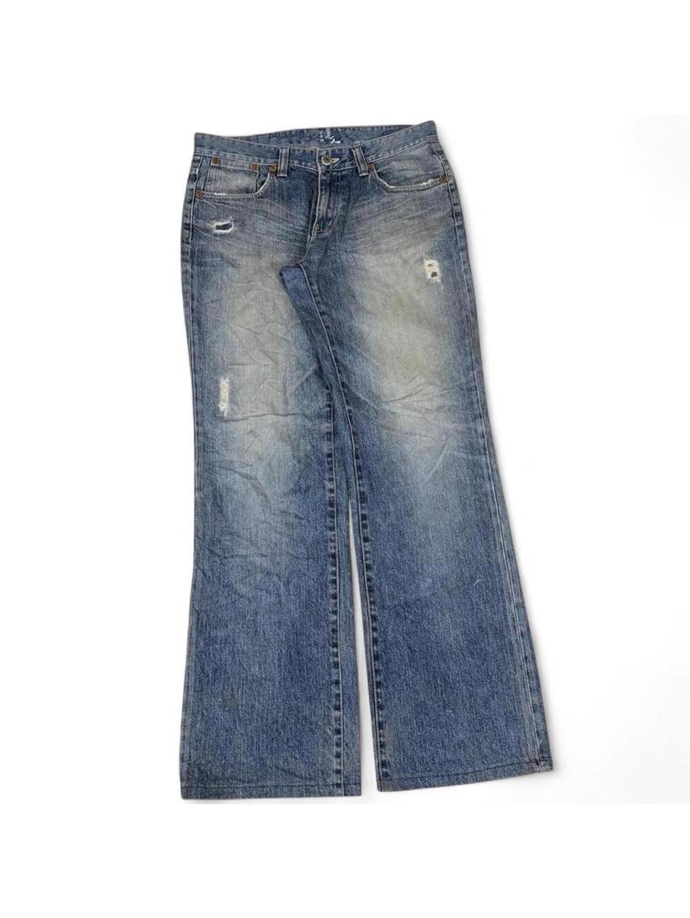 JAPANESE VINTAGE BIG TRAIN OSAKA BOOTCUT STYLE DENIM JEANS